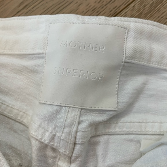 WHITE MOTHER DENIM JEANS | SIZE 27 | LIKE NEW - Picture 3 of 6